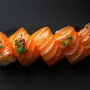 Salomon rolls surimi cheese