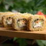 Crispy rolls surimi avocat