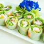 Spring roll surimi avocat x6