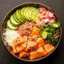 Poke bowl saumon